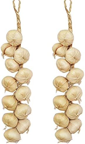 Emivery 2Pcs Artificial Garlic Hanging Garland