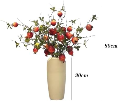 GRFIT Artificial Pomegranate Flower Decor Arrangement