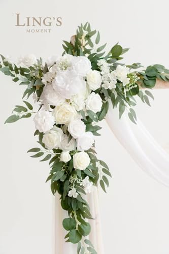 Lings Moment Artificial Wedding Arch Flowers Kit Pack of 4
