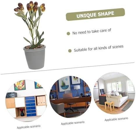 Ciieeo Artificial Fruit Potted Plant for Home Office Kitchen