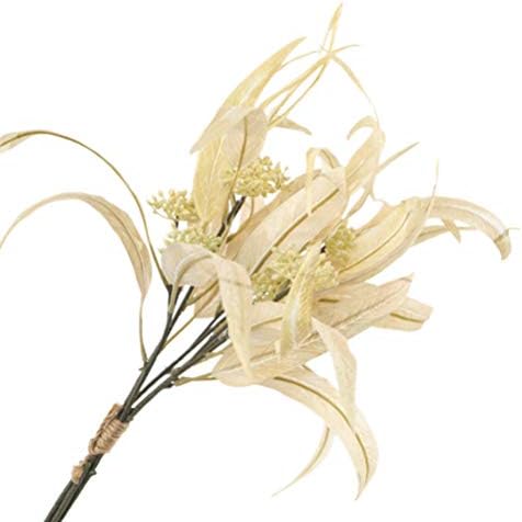 Amosfun Artificial Plants with Silk Eucalyptus and Bamboo Leaves