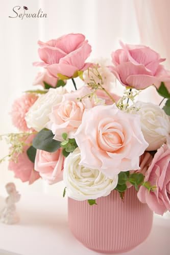 Serwalin Artificial Flowers for Wedding and Party Decor