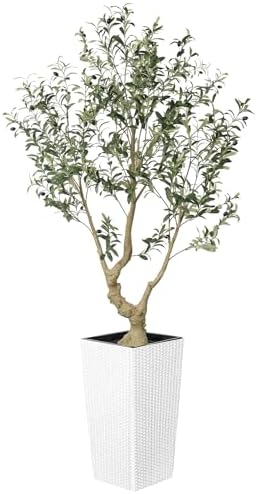 LYERSE Faux Olive Tree 6ft Artificial Indoor Decor