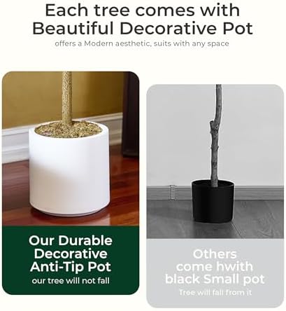 Faux Olive Tree 5ft - Artificial Indoor Decor with Pot
