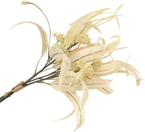 Amosfun Artificial Plants with Silk Eucalyptus and Bamboo Leaves