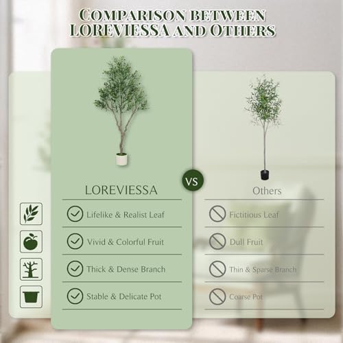 Olive Trees Artificial Plant Indoor 6FT Tall Faux Olive Tree