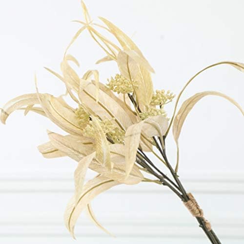 Amosfun Artificial Plants with Silk Eucalyptus and Bamboo Leaves