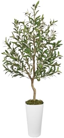 Vitalismo Artificial Olive Tree 5ft Tall Indoor Decor Tree