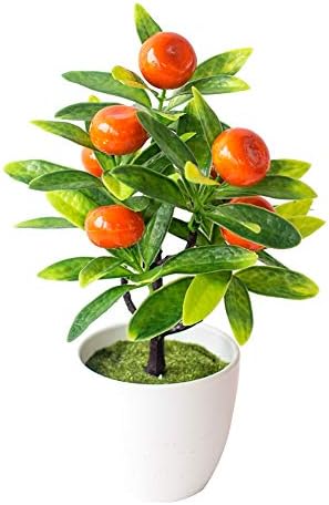 Artificial Potted Fruit Tree for Home Office Decor