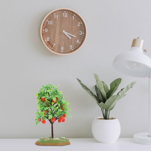 2pcs Artificial Apple Tree Model for Micro Landscape Decor