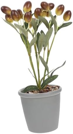 Garneck Artificial Bonsai with Simulated Fruit Decor