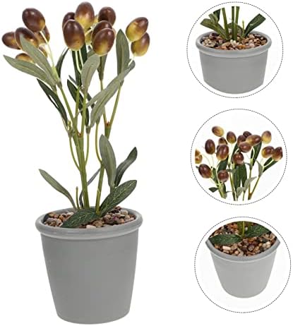 Ciieeo Artificial Fruit Potted Plant for Home Office Kitchen