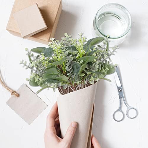 40 Pcs Artificial Eucalyptus Leaves Greenery for Decor