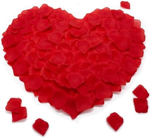 Realistic Artificial Rose Petals for Bedroom Decor