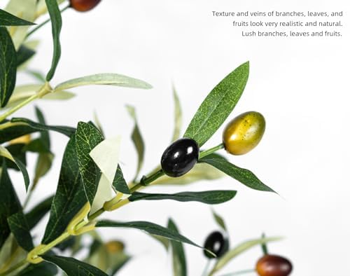 6FT Potted Artificial Olive Tree for Home Office Decor