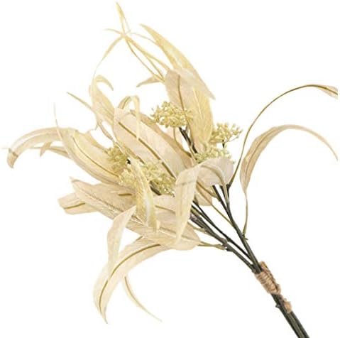 Amosfun Artificial Plants with Silk Eucalyptus and Bamboo Leaves