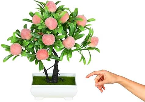Yeahgoshopping Artificial Bonsai Tree with Fruit 24cm Tall