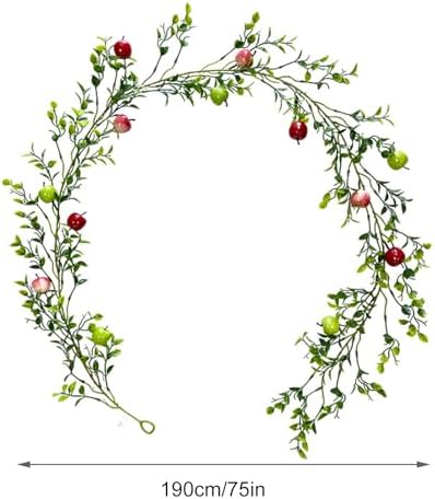 LKPOMI 62 Feet Artificial Fruit Garland