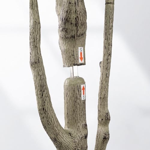 7FT Artificial Olive Tree with Dried Moss and White Pot
