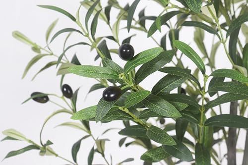 Artificial Olive Tree 6FT Tall with White Pot
