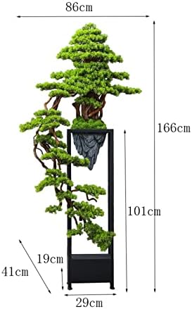 FAFACAI Artificial Bonsai Pine Tree - Gray