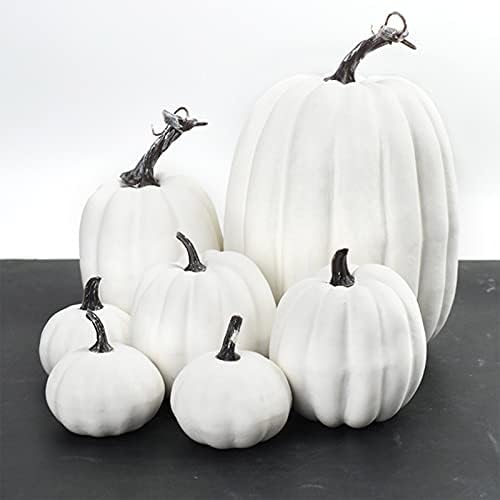 Halloween 7 Piece Artificial Pumpkin Decor Set