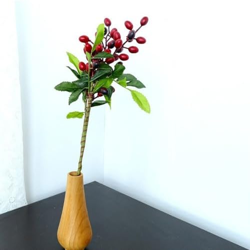 MISNODE 4PCS Artificial Olive Branches with Fruits 1