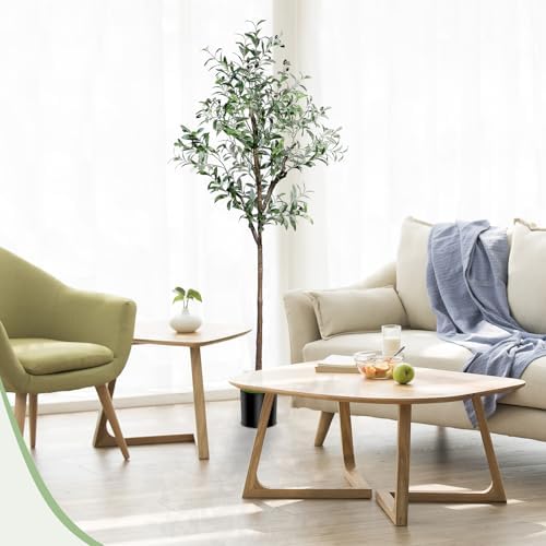 DIIGER 6FT Artificial Olive Tree with Fruits and Leaves