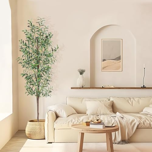 CETRD Realistic Artificial Olive Tree 6FT Tall