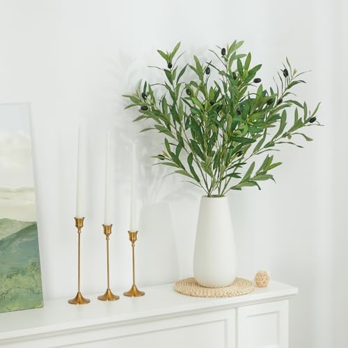 Heleze 35 Inch Artificial Olive Branches 4PCS