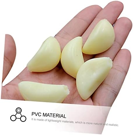 10pcs Artificial Garlic Cloves for Decor and Photo Props