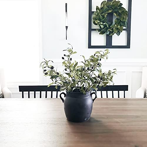 DVGUN 5 Pack Artificial Olive Branches Silk Plants