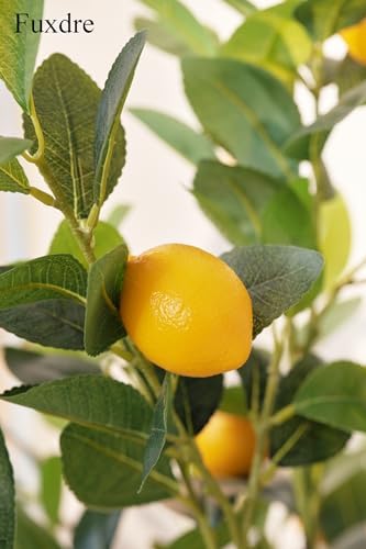 4ft Artificial Lemon Tree for Home Office Decor