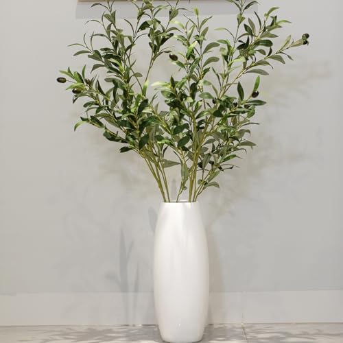 Heleze 39 Inch Artificial Olive Branches 4PCS