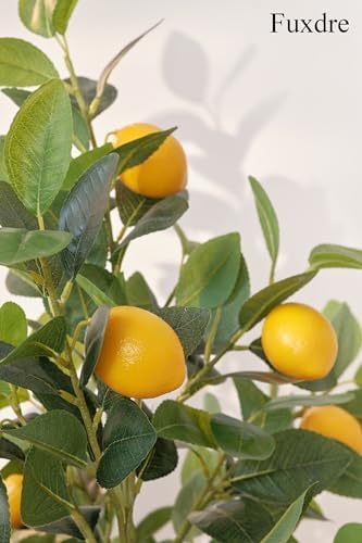 4ft Artificial Lemon Tree for Home Office Decor