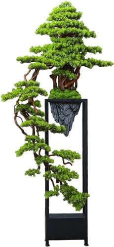 FAFACAI Artificial Bonsai Pine Tree - Gray