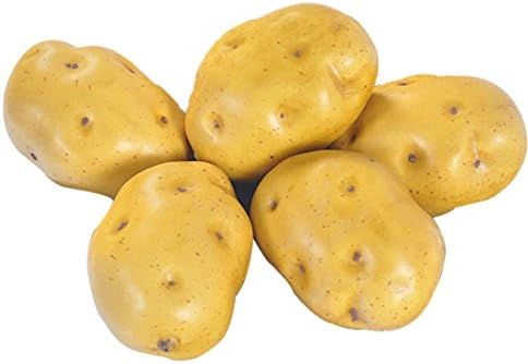 Lorigun Artificial Potatoes 5Pcs Realistic Foam Simulation