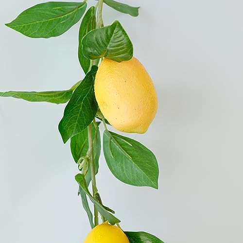 3 Strands Lemon Artificial Vine Garland 71 Inches
