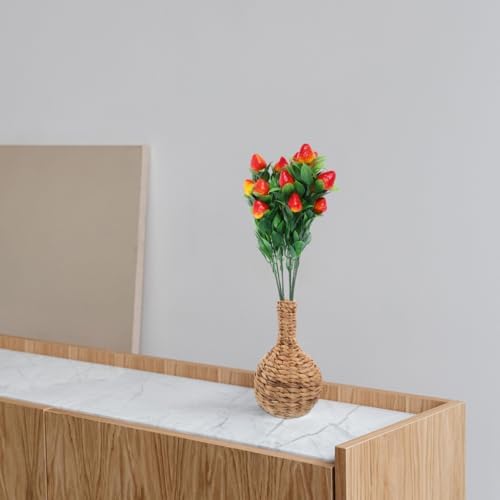 MAGICLULU 2pcs Artificial Strawberry Bouquets for Home Decor