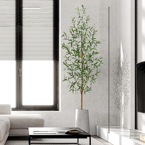 Artificial Olive Trees 6 FT Black Planter