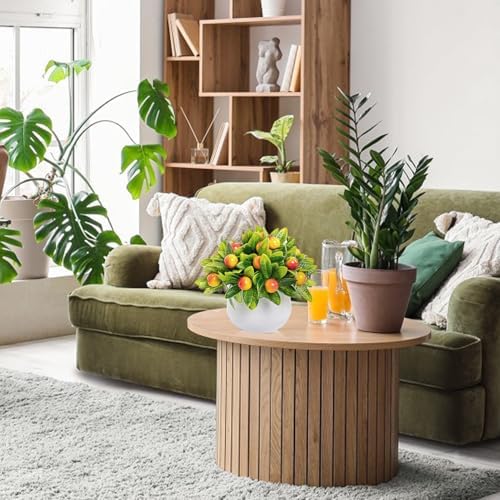Belupai 2pcs Artificial Fruit Bonsai Trees