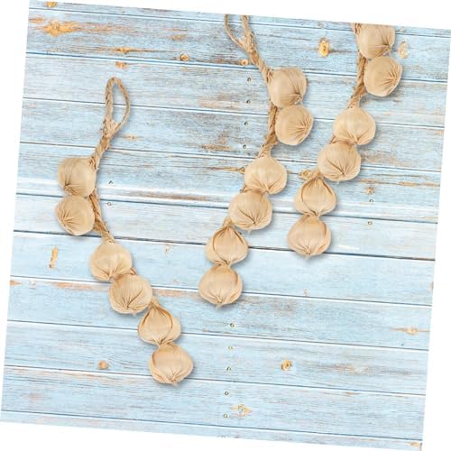 Homoyoyo Realistic Artificial Garlic Hanging Decor