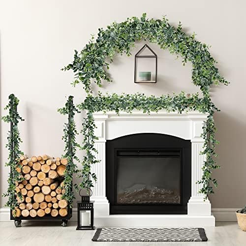 Sggvecsy Artificial Eucalyptus Garland 8 Pack