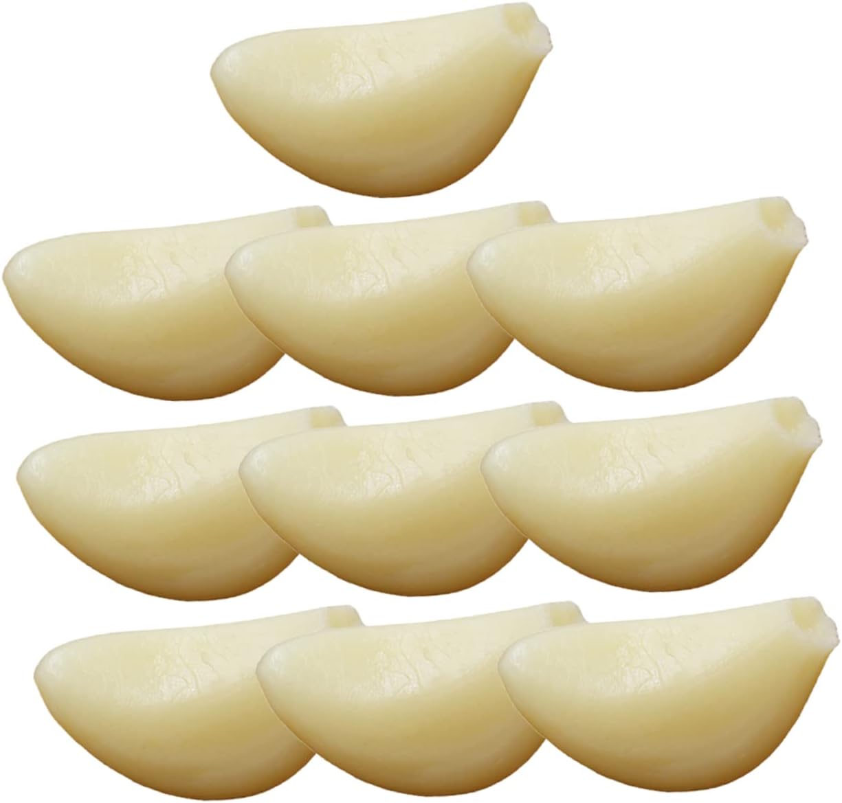 MAGICLULU 10pcs Artificial Garlic Cloves for Kitchen Display