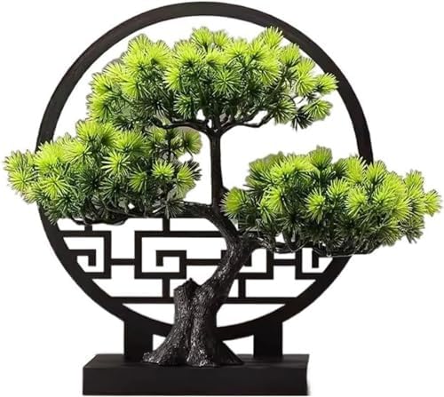 Artificial Bonsai Tree Gray Living Room Decor