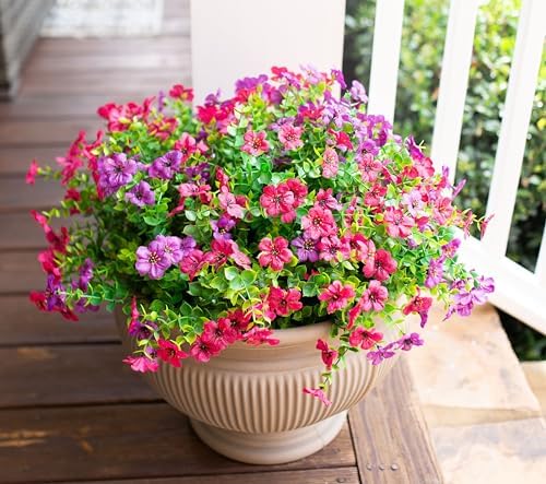Artificial Flowers for Indoor Outdoor Garden Decor
