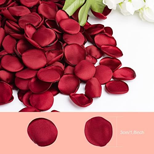 400 PCS Silk Red Rose Petals for Romantic Decor