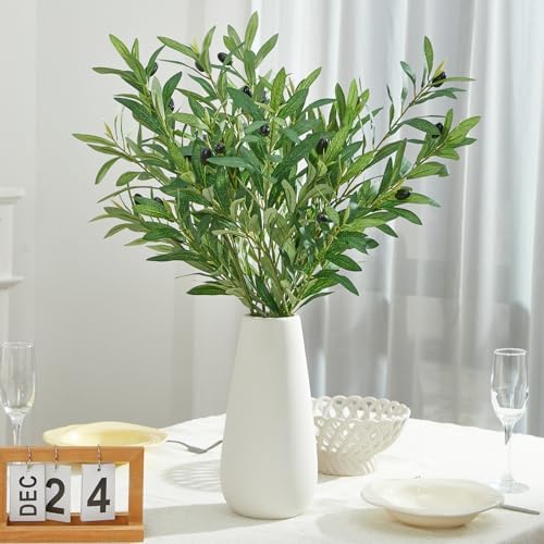 Heleze 35 Inch Artificial Olive Branches 4PCS