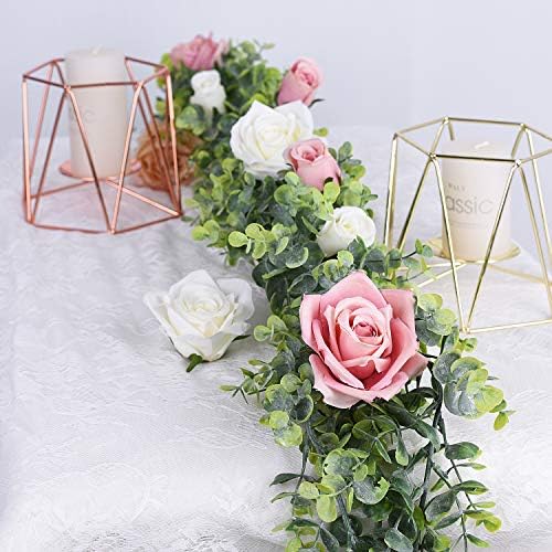 Lvydec 6 Pack Artificial Eucalyptus Garland