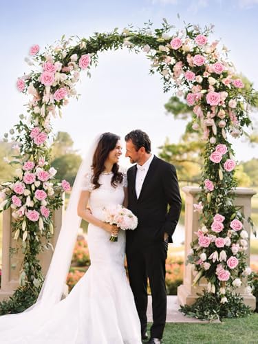 MACTING Artificial Pink Roses 30PCS Wedding Decor